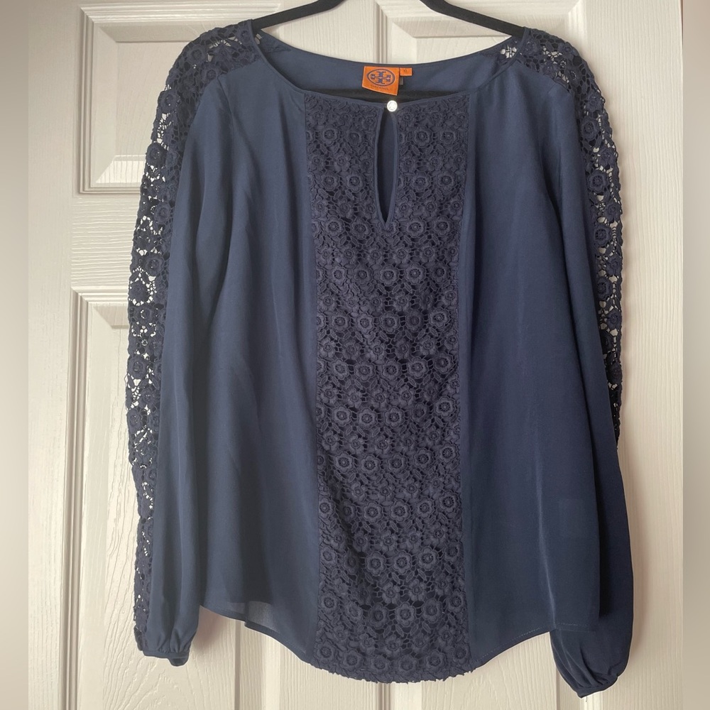 Tory Burch flowy top size 10